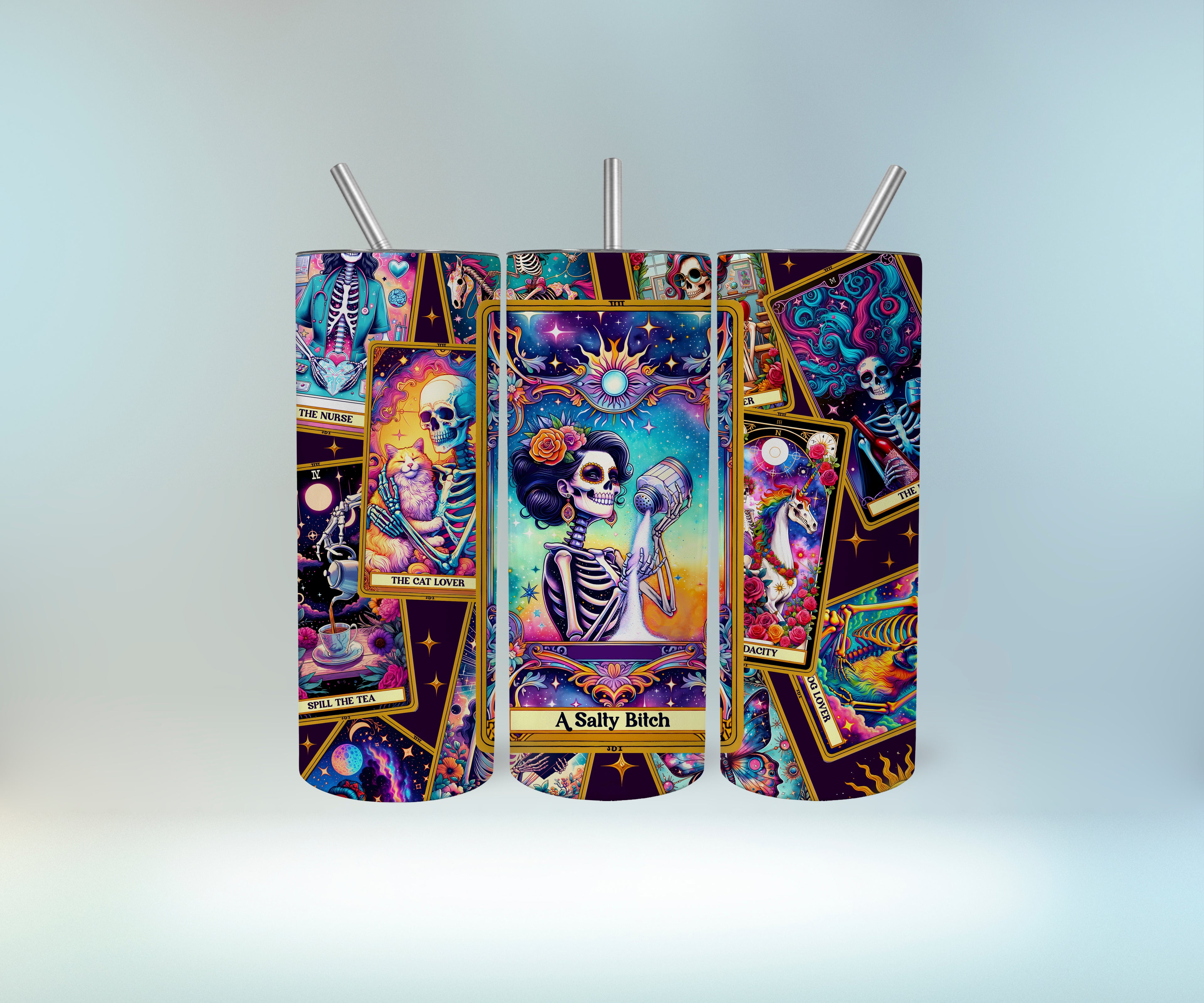 A Salty Bitch Tarot Tumbler
