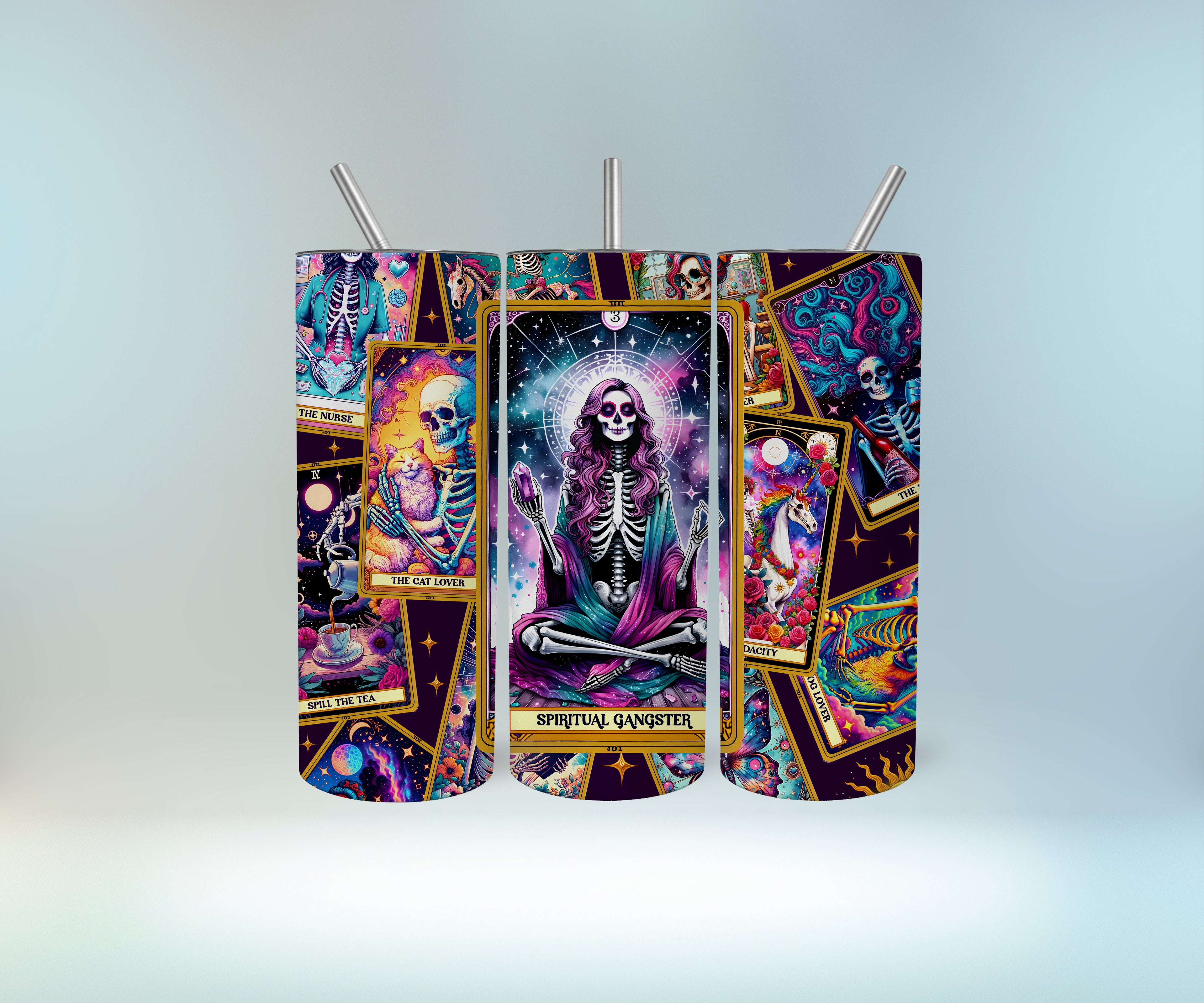Spiritual Gangster Tarot Tumbler