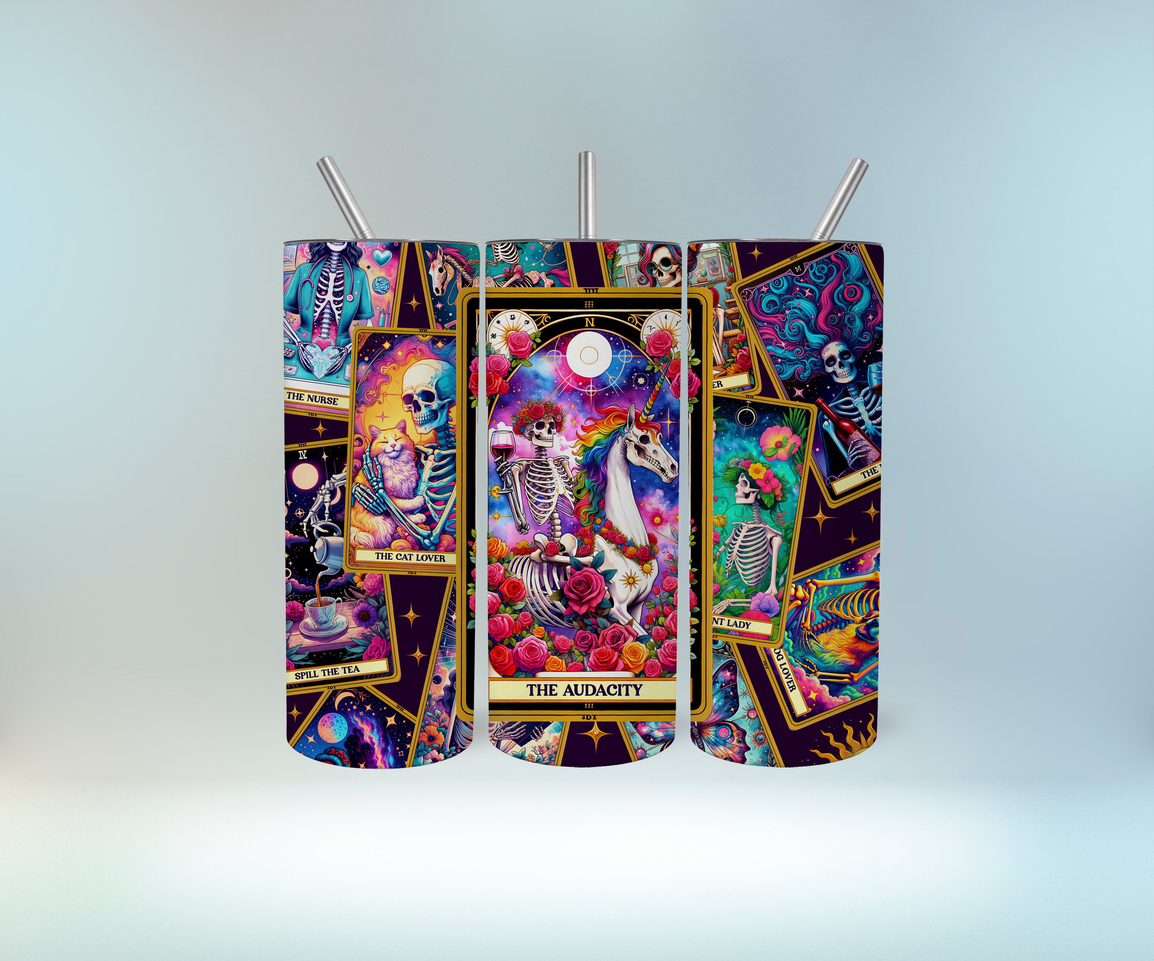 The Audacity Tarot Tumbler