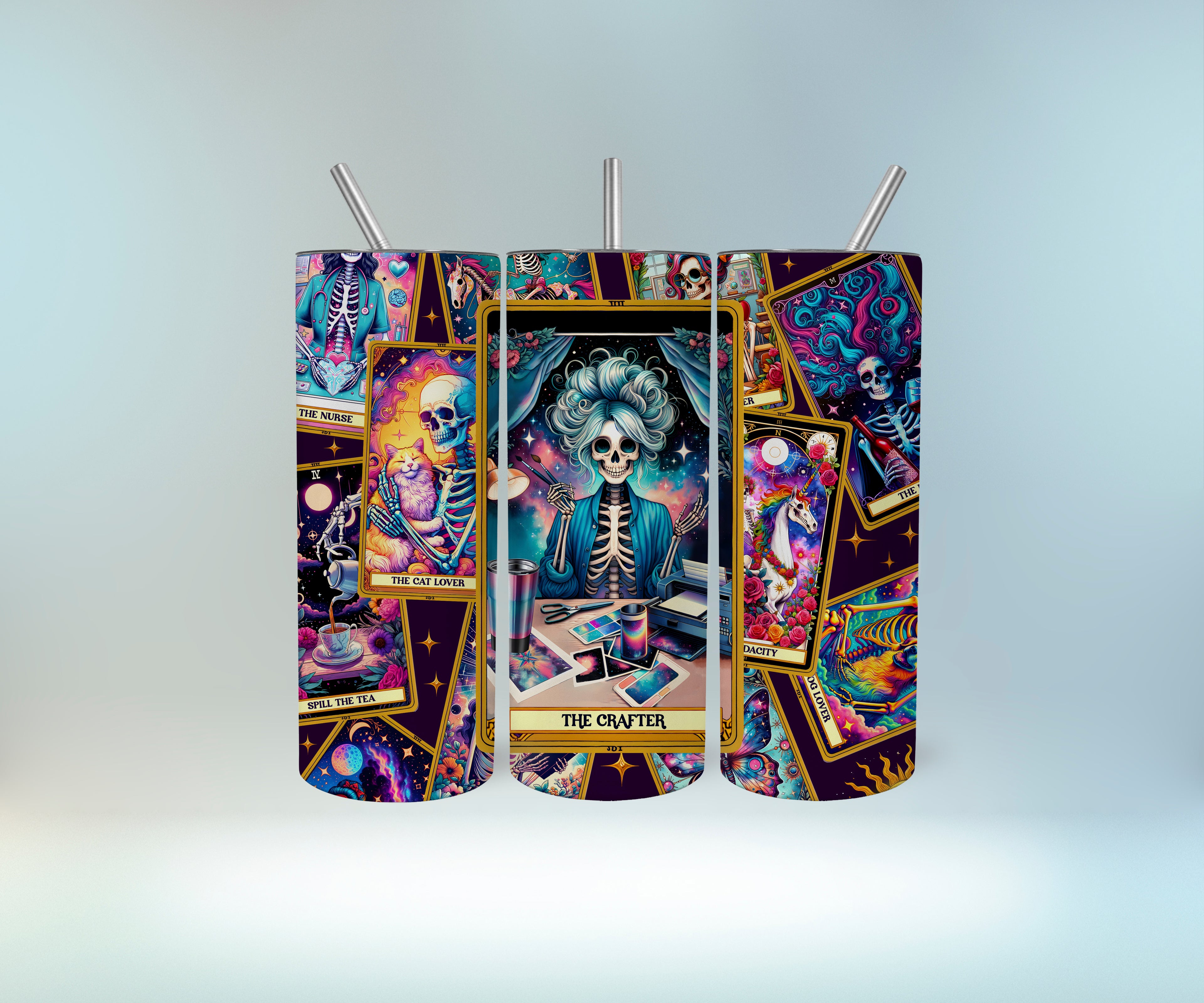 The Crafter Tarot Tumbler
