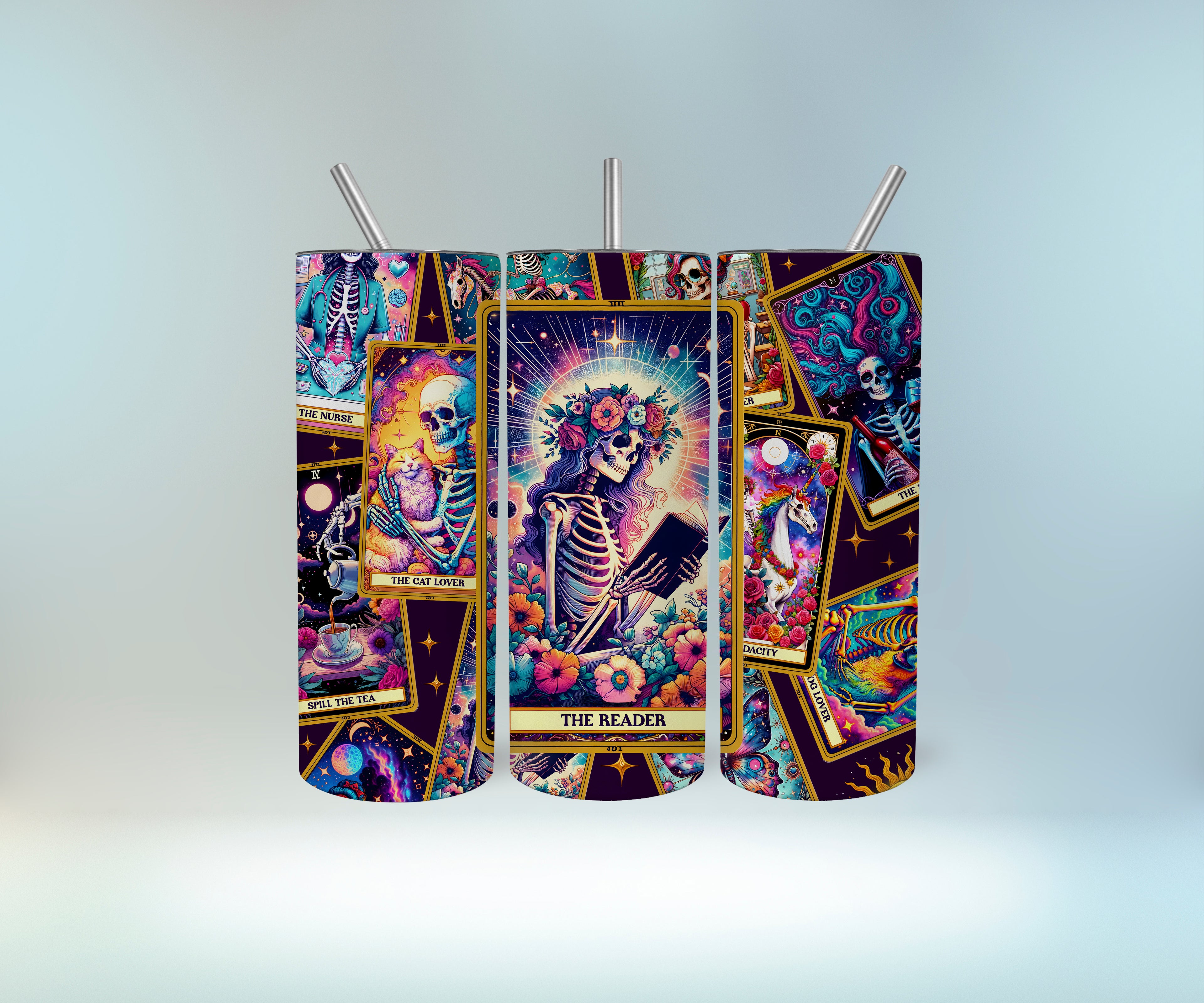 The Reader Tarot Tumbler