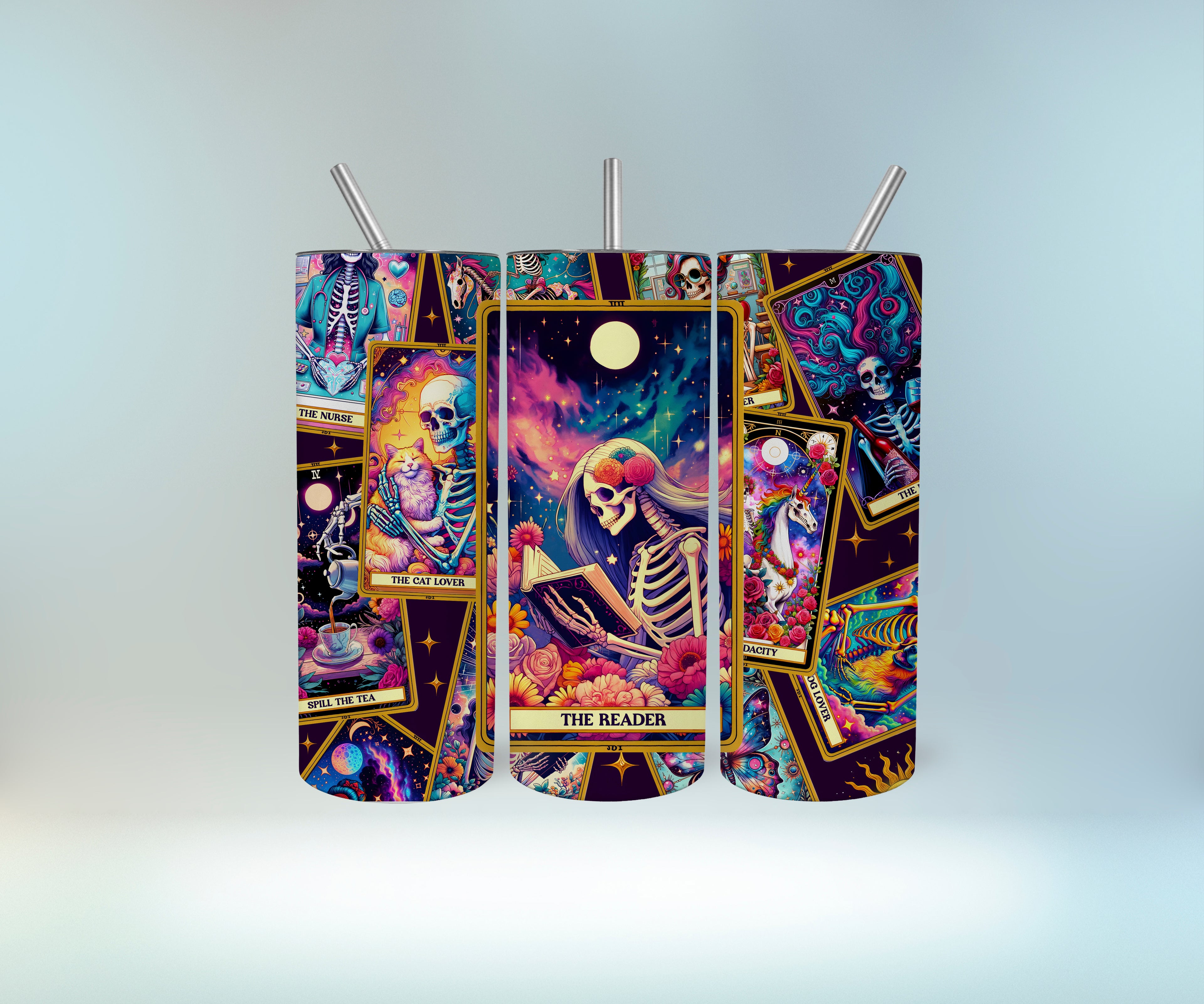 The Reader Tarot Tumbler
