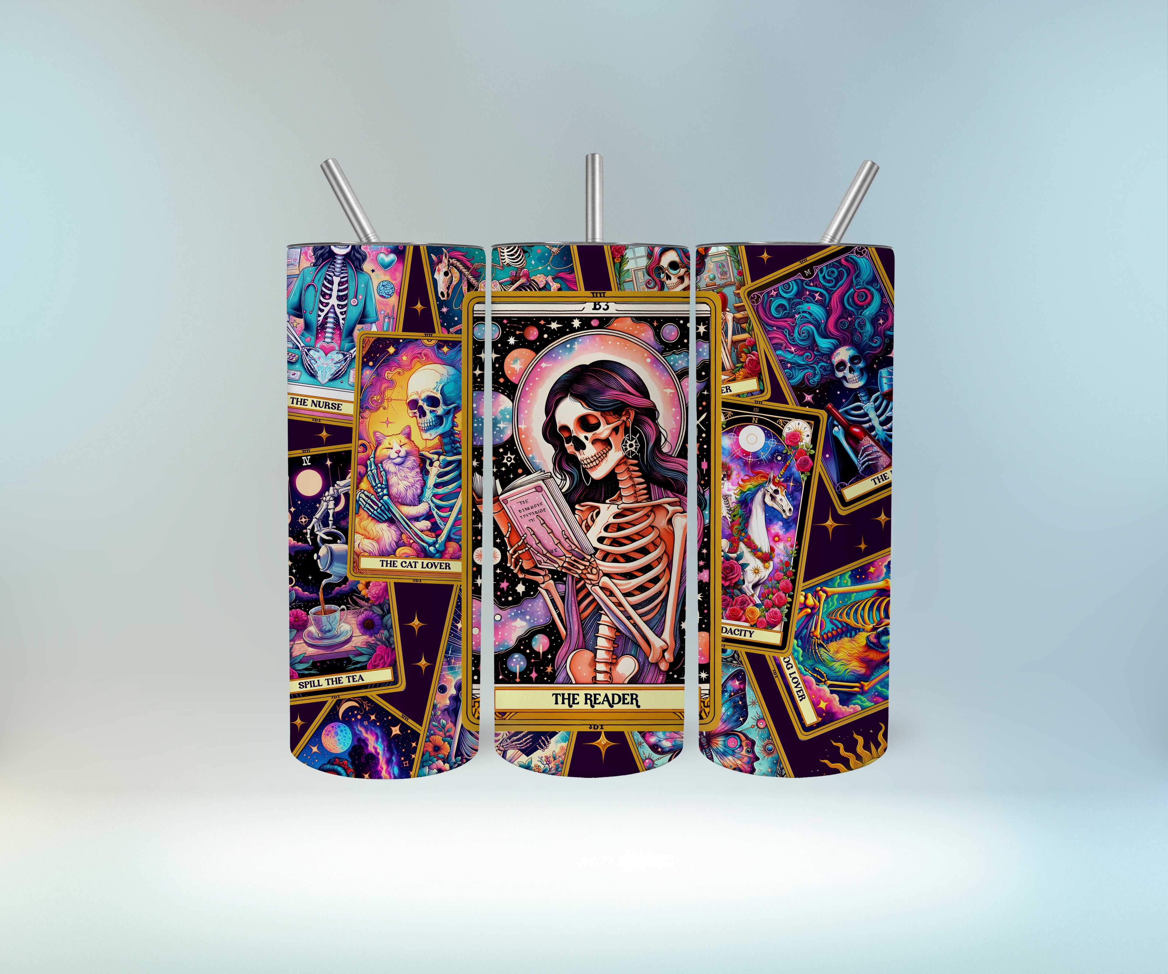 The Reader Tarot Tumbler