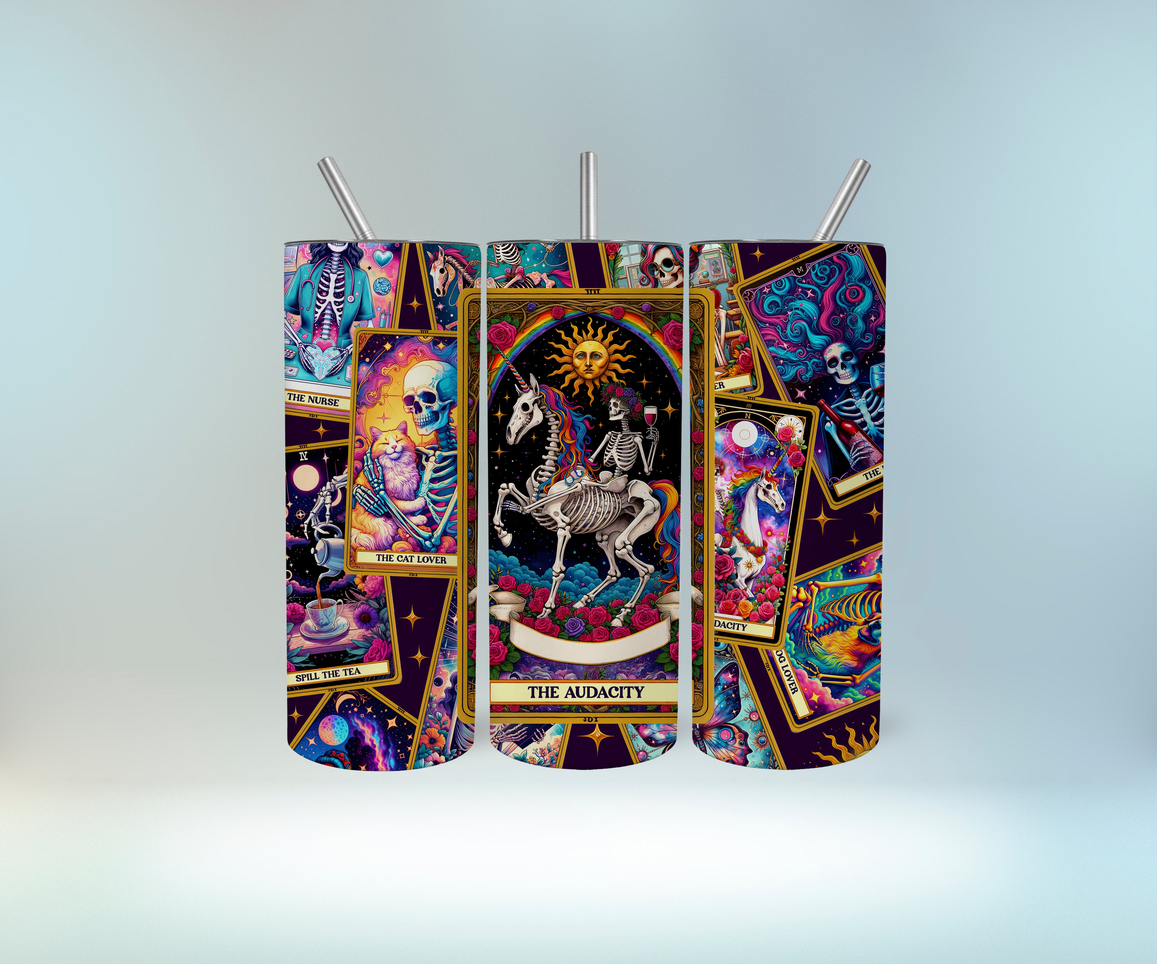 The Audacity Tarot Tumbler