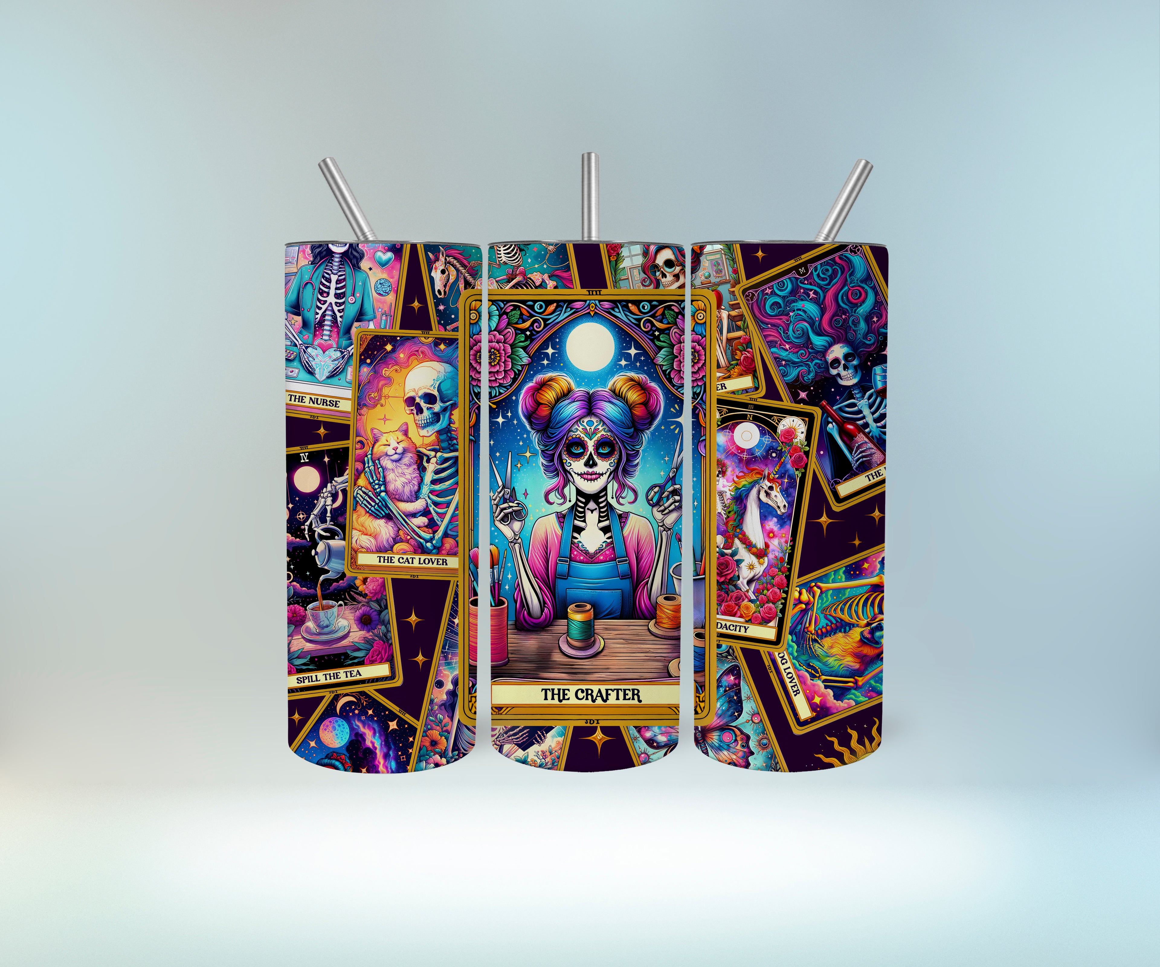 The Crafter Tarot Tumbler